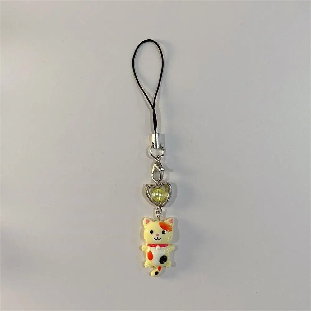 Pendentif Chat Porte-Clé Téléphone & Sac – Charm Anti-Perte Y2K Unisexe