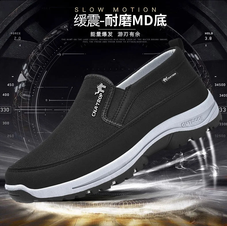 Mocassins en maille respirante pour hommes, chaussures décontractées de marque, baskets confortables antidérapantes, résistantes à l'usure, chaussures de conduite rétro pour hommes