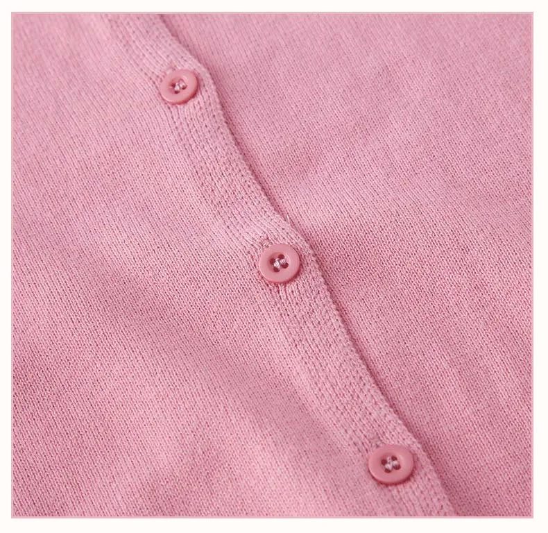 1-9Years Solid Color Baby Cardigan Boy Girl Newborn 9 to 12 18 Months Cotton Unisex Kids Knitted Cardigans Coat Children Clothes