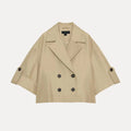 Women's Short Sleeve Double Breasted Jacket Casual Style Standard Fit Other Material 100% Summer 2026 New Arrival from China