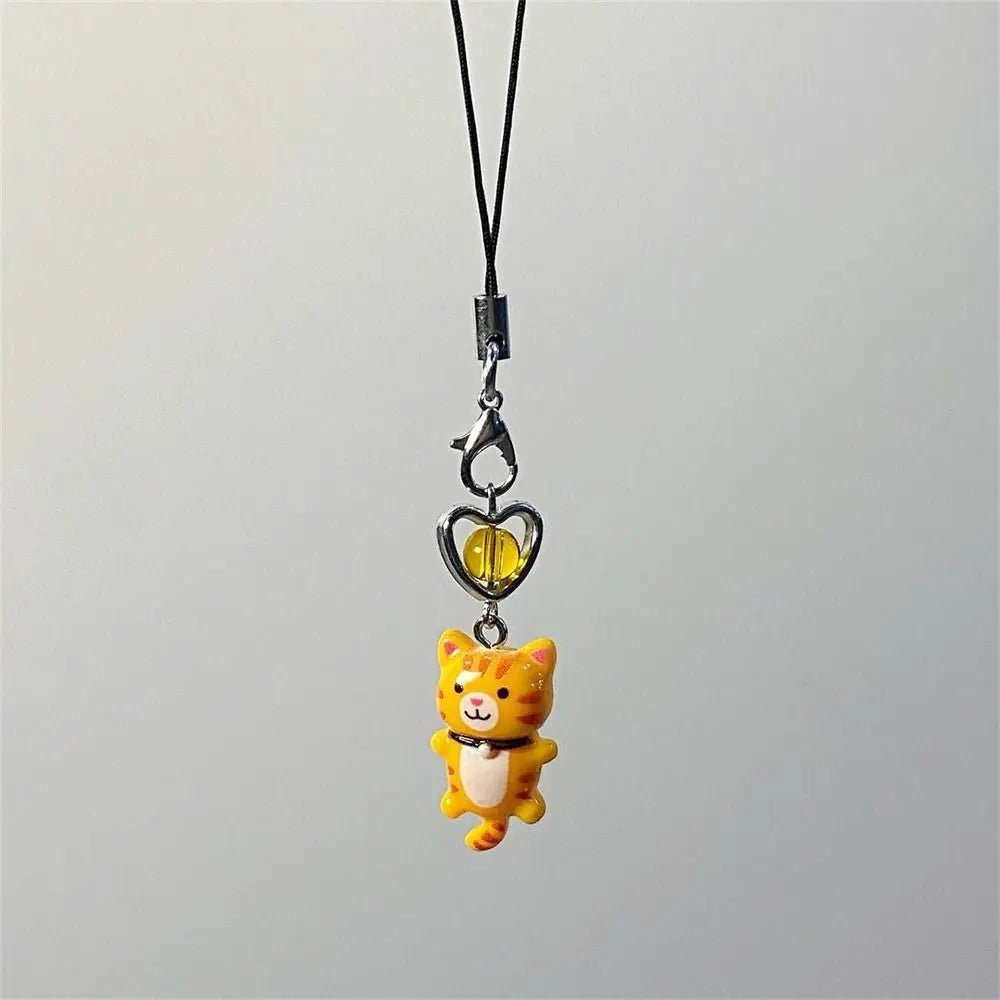 Pendentif Chat Porte-Clé Téléphone & Sac – Charm Anti-Perte Y2K Unisexe