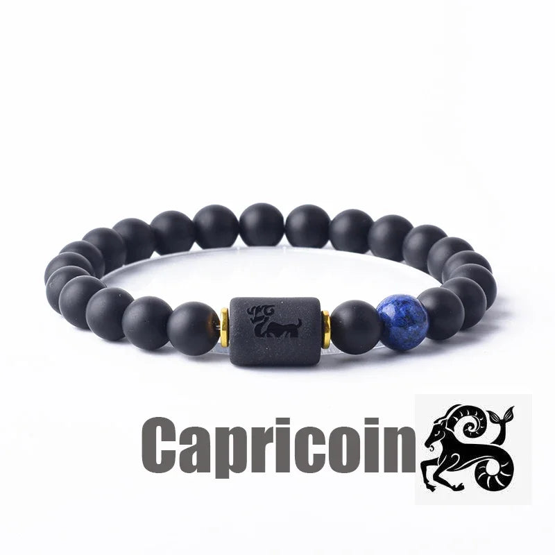 12 Constellation Bracelet Homme Zodiac Bangles Men Cancer Virgo Leo Libra Bracelet for Women Men Gift