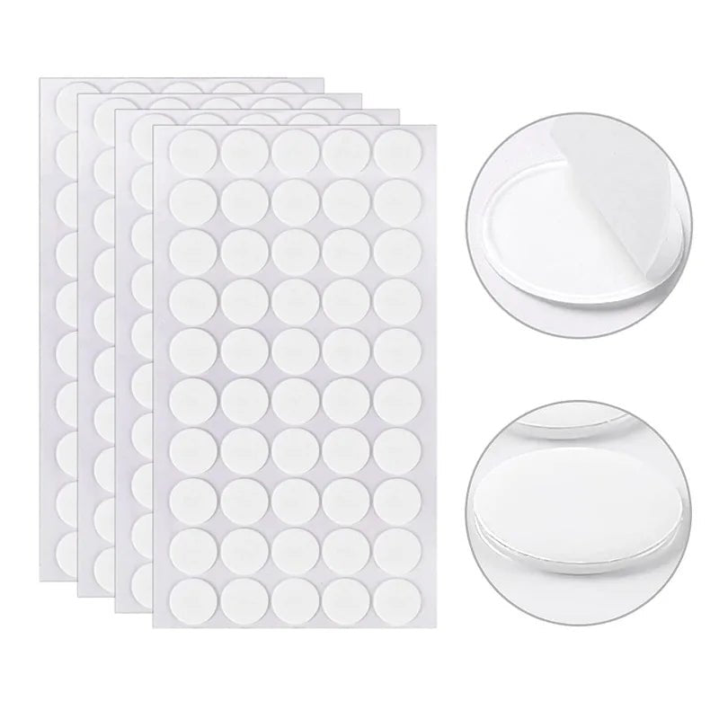60-100 Dots Double Sided Adhesive Poster Clear Glue Point Tape Round No Traces Strong Adhesive Sticker Waterproof For Craft DIY