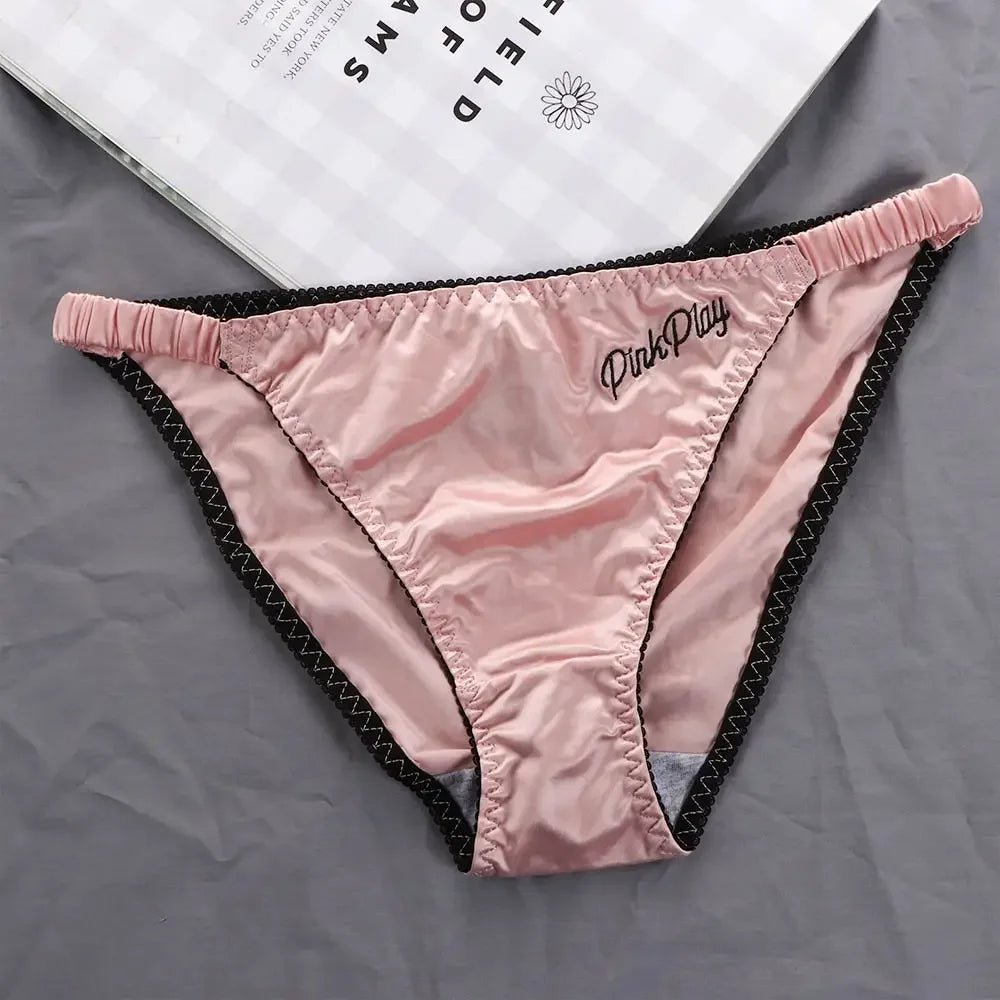 1Pc Women's Seamless Panties Ultra-thin Panties Fashion Sexy Girl low-Rise Ruffles Embroidery Smooth Fitness Panties