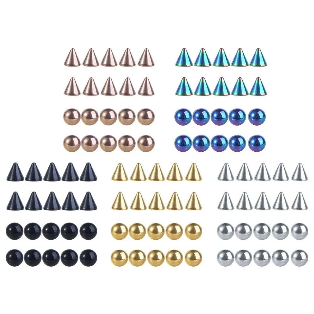 Set 10 Faux Piercings Autocollants – Nez, Lèvres, Sourcils | Bijou Corps Sans Percement