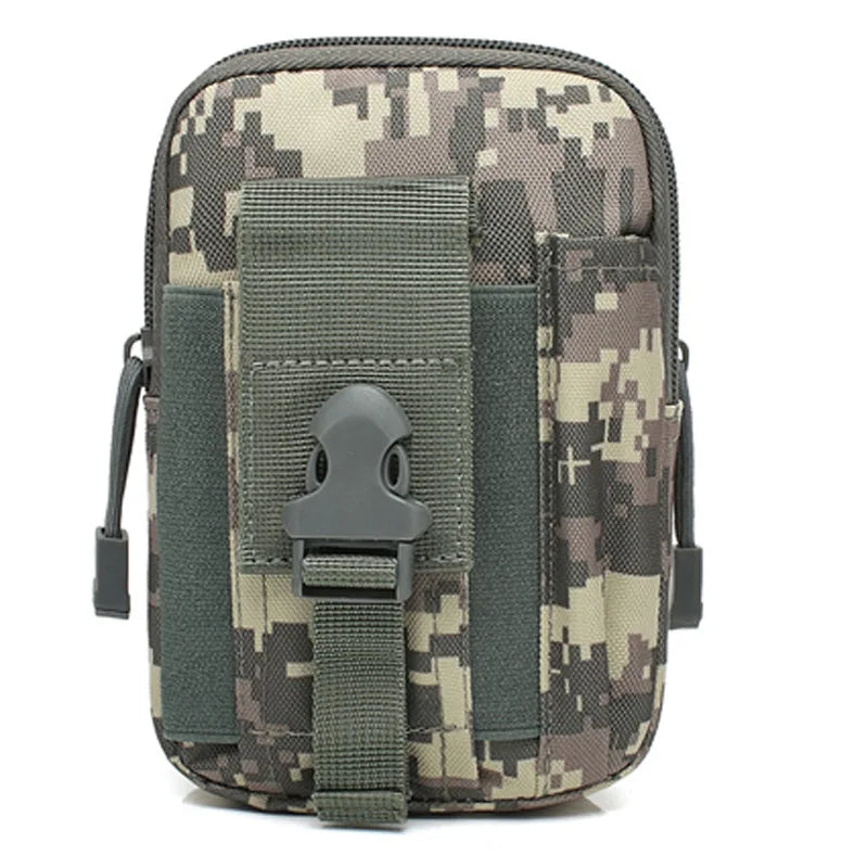 Mobile Phone Case Pouch Waist Bag Waterproof Nylon Multifunction Casual Men Waist Pack Male Small Bag