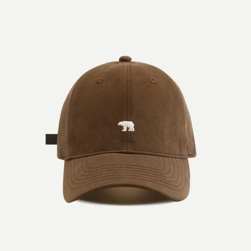 Fashion Baseball Cap for Women and Men Embroidery Polar Bear Hip Hop Snapback Caps Cotton Sun Hats Unisex Solid Color Visor Hats