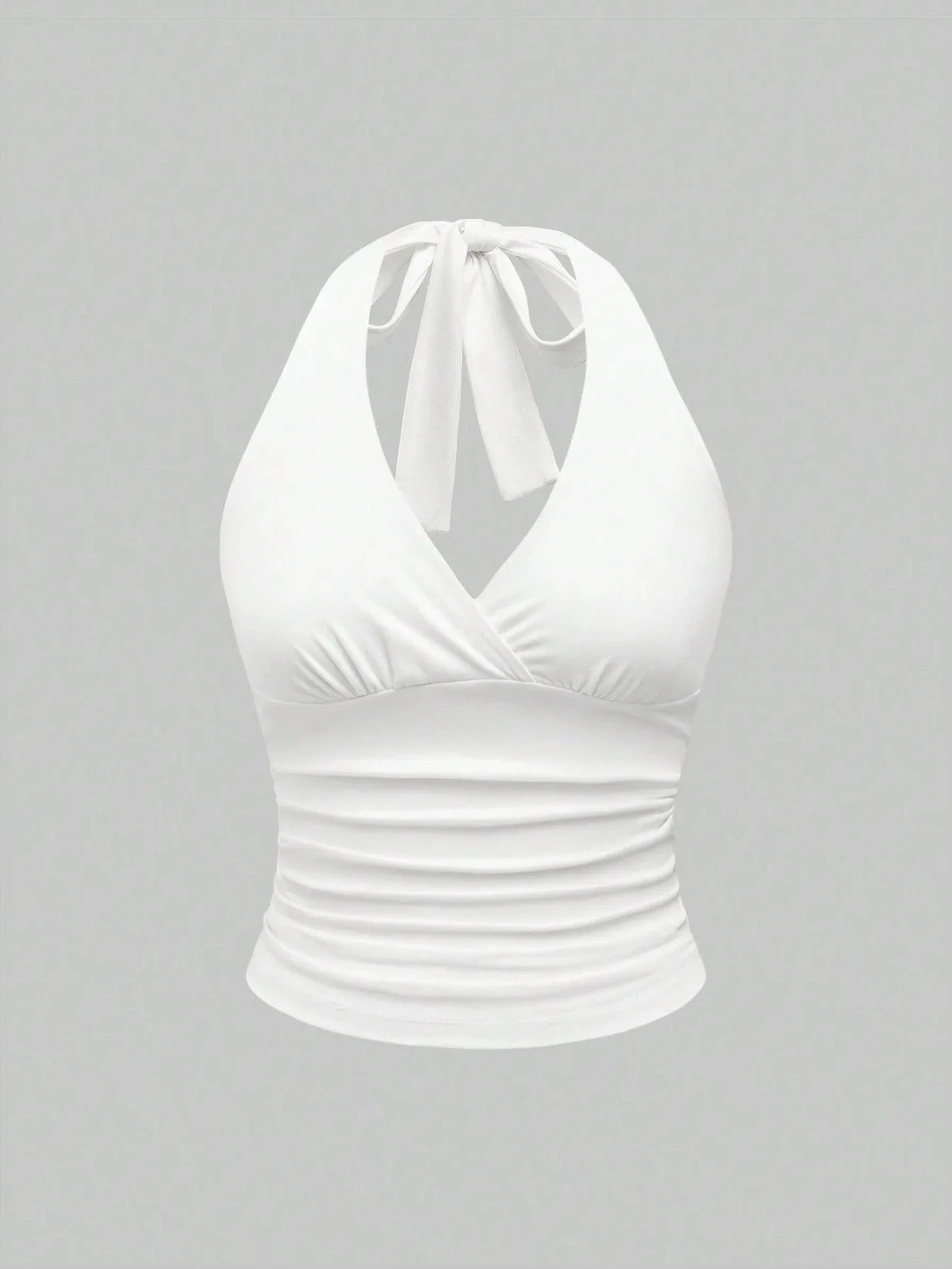 Top sans manches décontracté pour femmes, imprimé léopard rétro, dos nu, col halter, sexy, dos nu, à lacets, Ropa Para Mujer