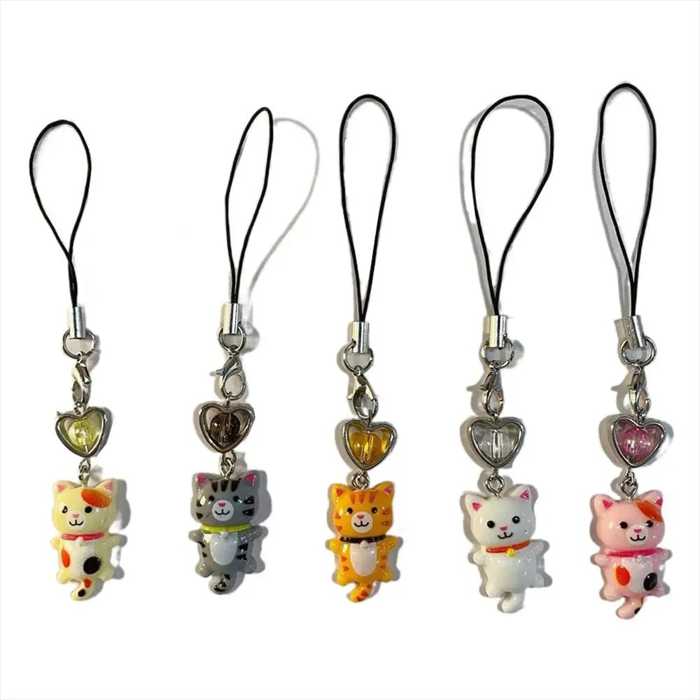 Pendentif Chat Porte-Clé Téléphone & Sac – Charm Anti-Perte Y2K Unisexe