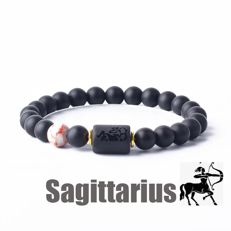 12 Constellation Bracelet Homme Zodiac Bangles Men Cancer Virgo Leo Libra Bracelet for Women Men Gift