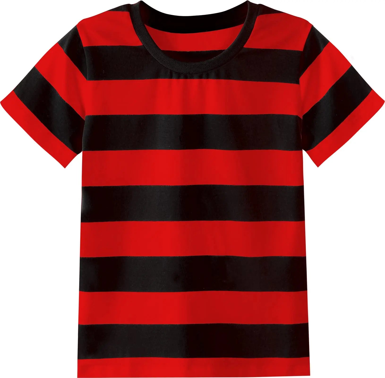 Kids Striped Tshirt Toddler T-shirt Boys Girls Cotton Short Sleeve Tops Children Summer Casual Tee Halloween Carnival Daily Wear