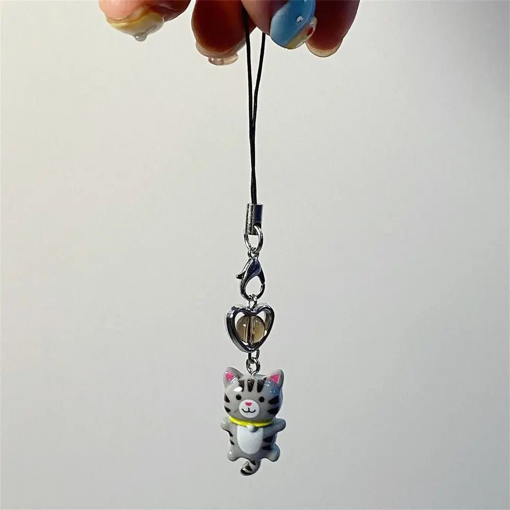 Pendentif Chat Porte-Clé Téléphone & Sac – Charm Anti-Perte Y2K Unisexe