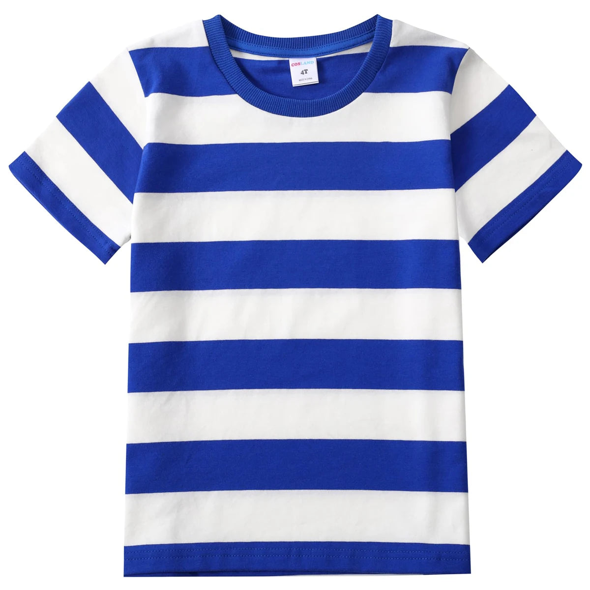 Kids Striped Tshirt Toddler T-shirt Boys Girls Cotton Short Sleeve Tops Children Summer Casual Tee Halloween Carnival Daily Wear