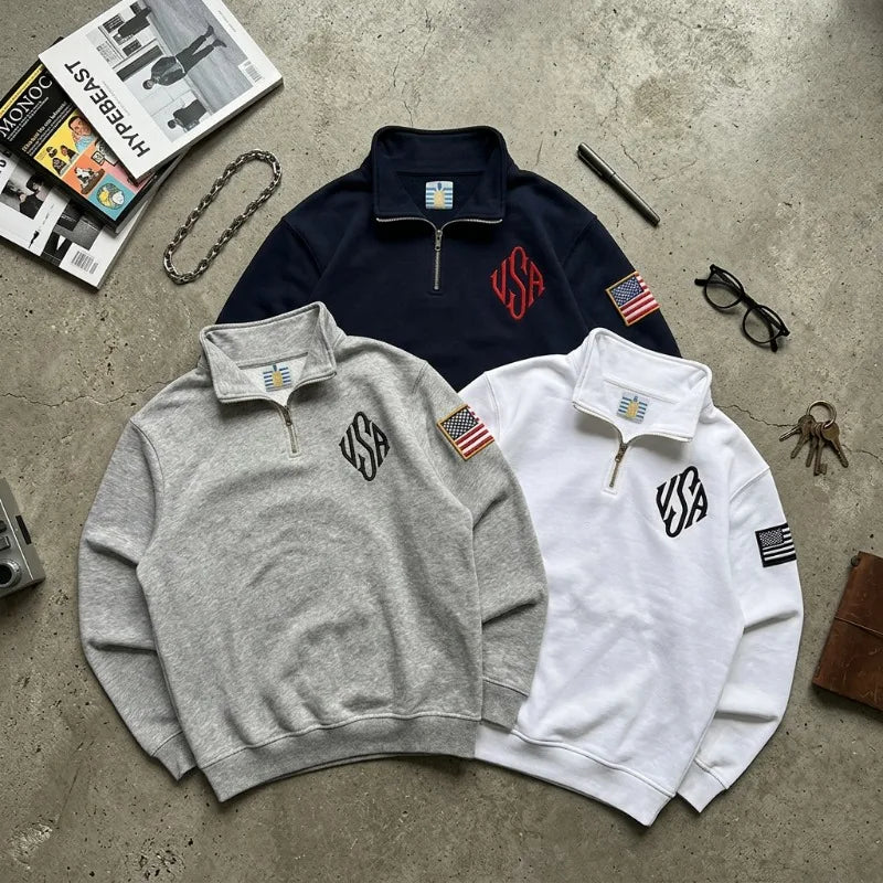 Veste Unisexe Vintage USA – Streetwear Y2K