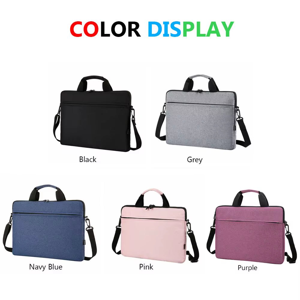 13.3 14 15.6 Inch Ultra Thin Laptop Handbag Sleeve Case Notebook Cover Pouch Shoulder Bag for Lenovo HP Dell Asus Samsung