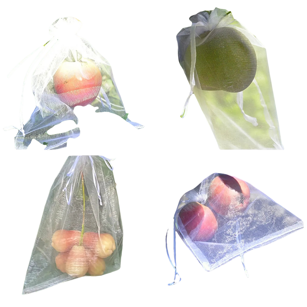 10 à 100 Sacs de Protection Plantes – Filets de Culture pour Fraises, Raisins & Légumes, Anti-Insectes et Oiseaux