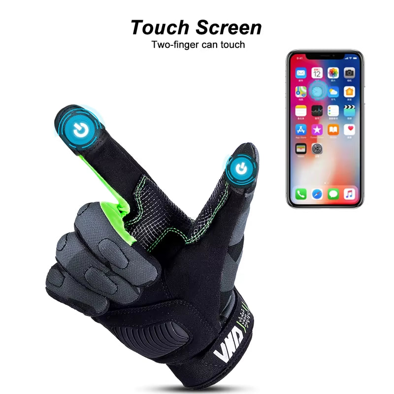 Vemar Motorcycle Gloves Summer Women Motocross Gloves Full Finger Riding Gloves Motorcycle Anti-Drop Touchscreen Cycling Gloves