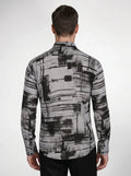 Geometric Harmony Linen Shirt